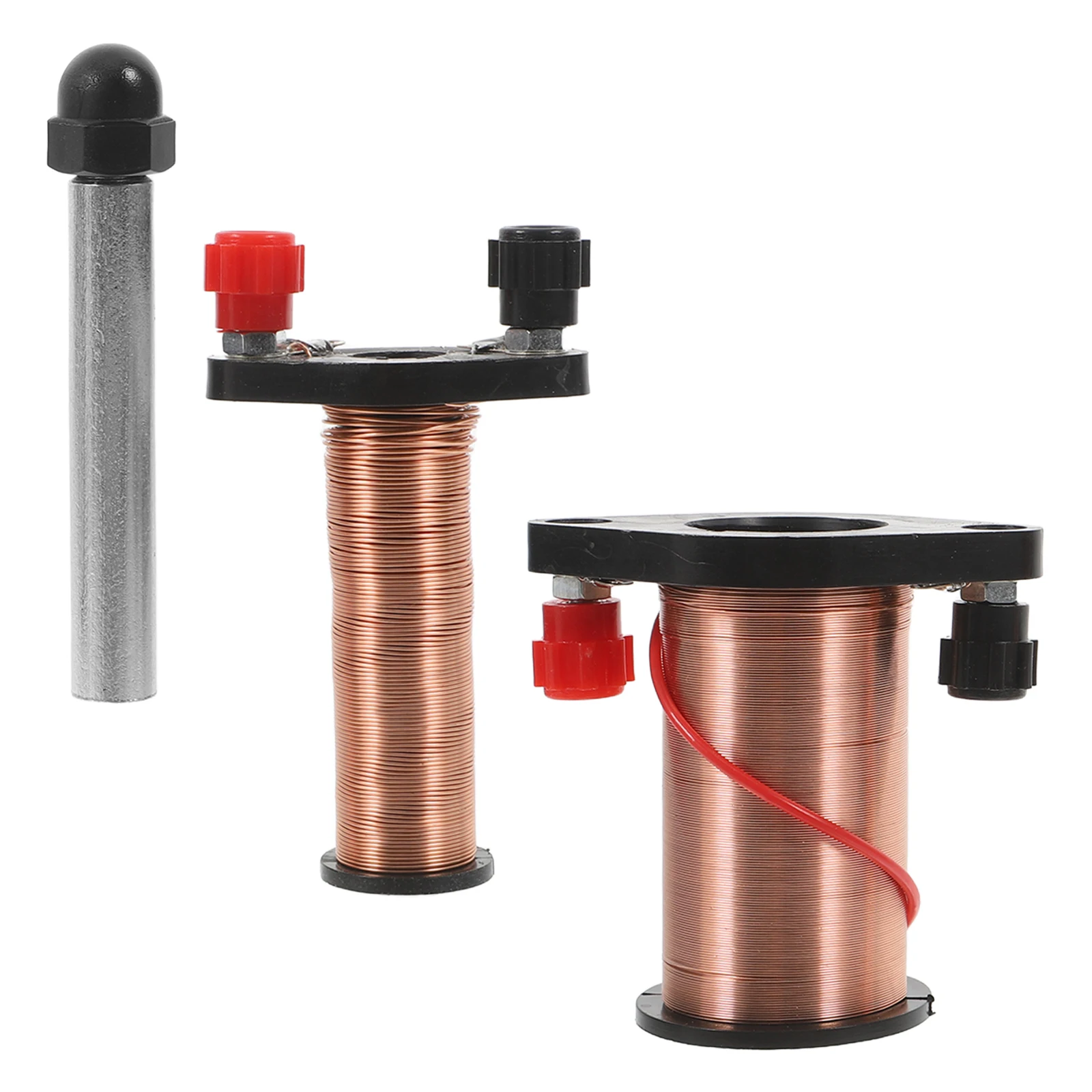 

1 set 1 Set Copper Coil Electromagnetic Induction Demonstration Kit Middle School Physics Teaching Tool Starter Solenoid