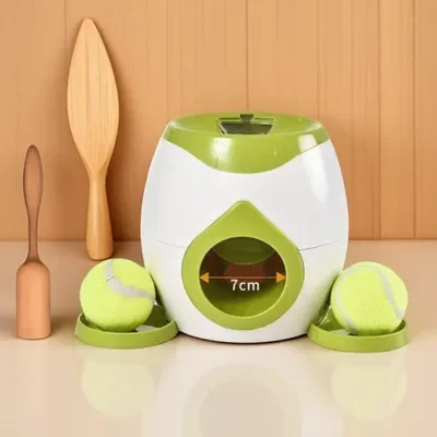 

Pet Tennis Food Reward Machine Interactive Ball Launcher Training Slow Food Toys Suitable for Cats and Dogs Toy