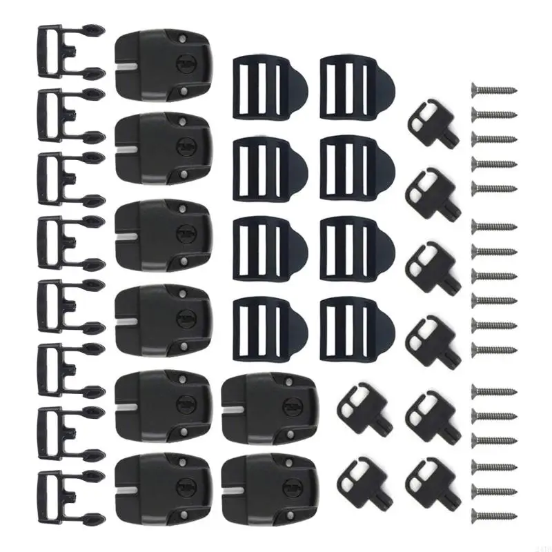 8lots Spa Cover Fastener Replacement Set Anti Storms Locking Mechanism