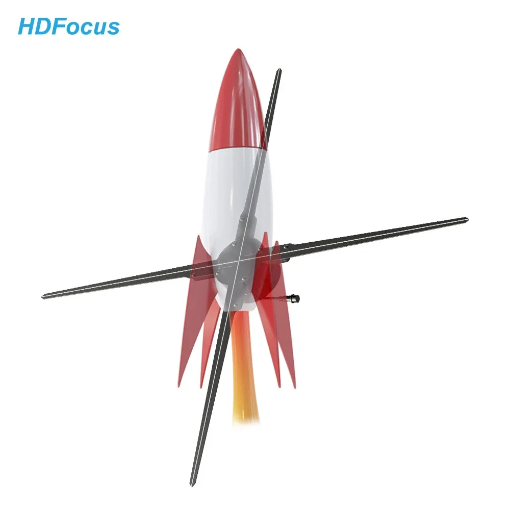 

Led Projector Holographic Advertising Playing Equipment Machine With 16g Memory Card 3d Hologram Fans Wifi