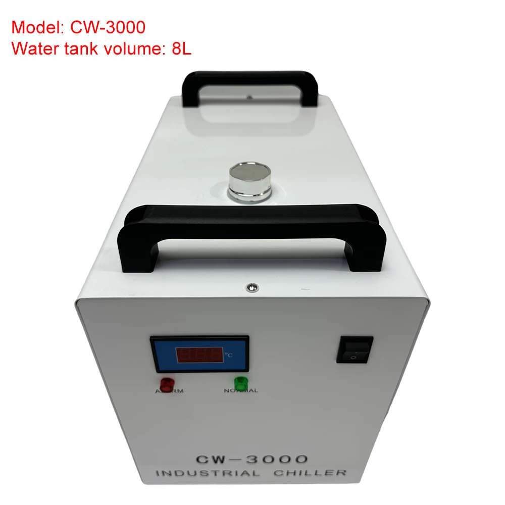 Industrial Water Chiller CW-3000 CW-5200 6L 8L For CNC Spindle 60W 80W Laser Cutting Machine CO2 Laser Tube Cooling Equipment