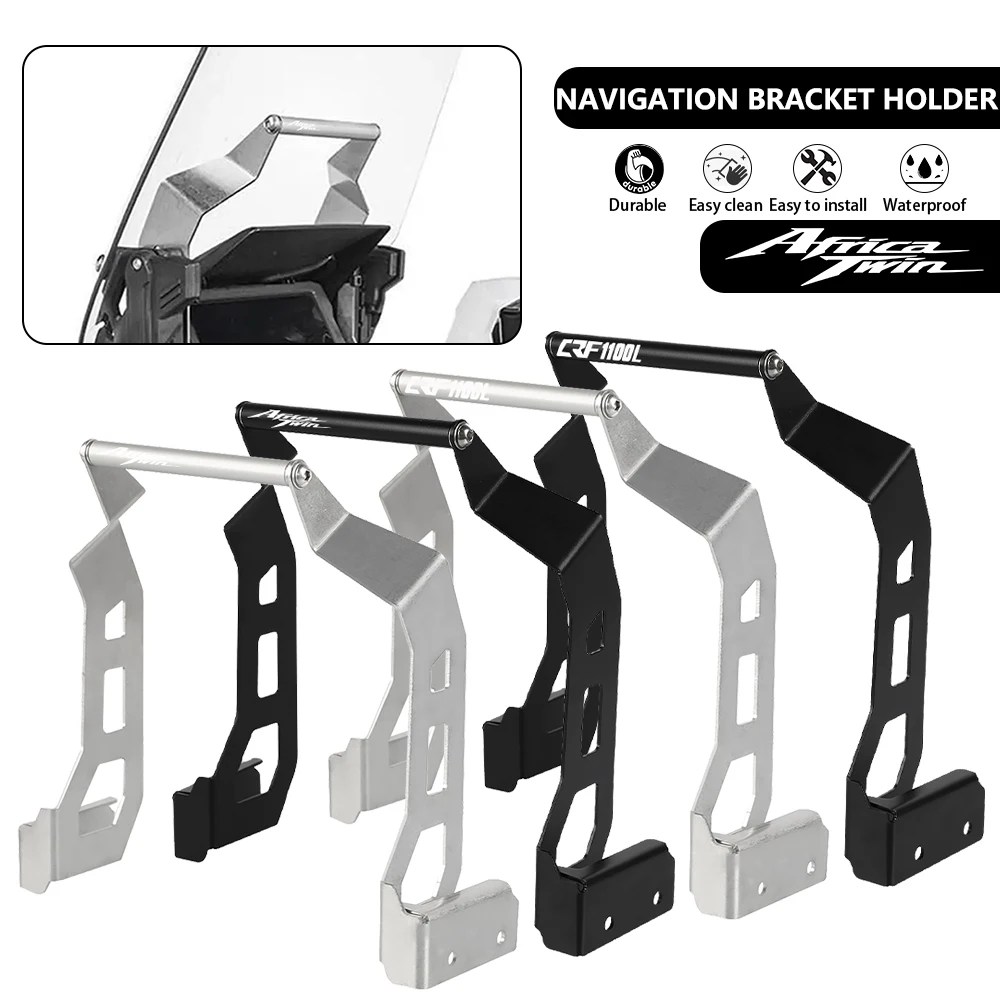 

For Honda CRF1100L Africa Twin ADVENTURE SPORTS CRF 1100 L 2019-2021 2020 Motorcycle GPS Navigation Bracket USB Phone Holder