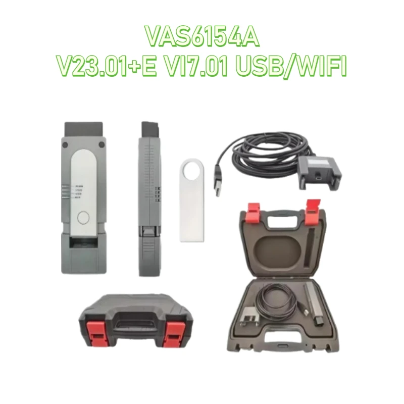 NEW VAS6154A V23.01+E V17.01 ODIS WIFI For VW Audi Car Diagnostic Tool CAN FD and DoIP Protocols Code Reader for Vehicles