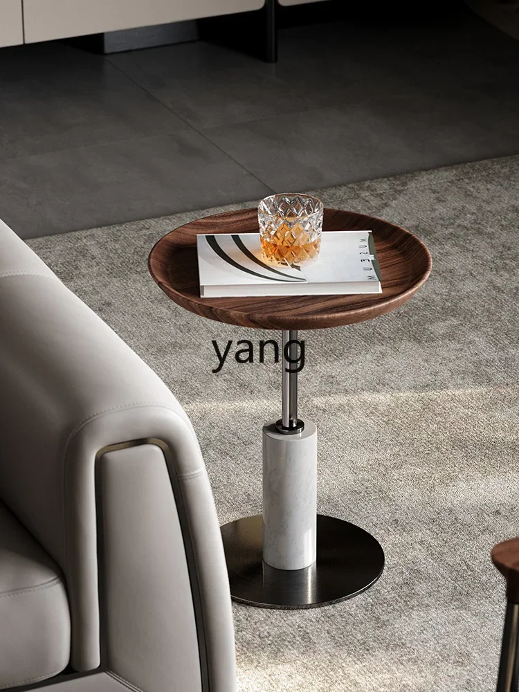 LH Solid Wood Corner Table Villa Large Flat Floor Original Side Table Living Room Art White Oak Small Coffee Table