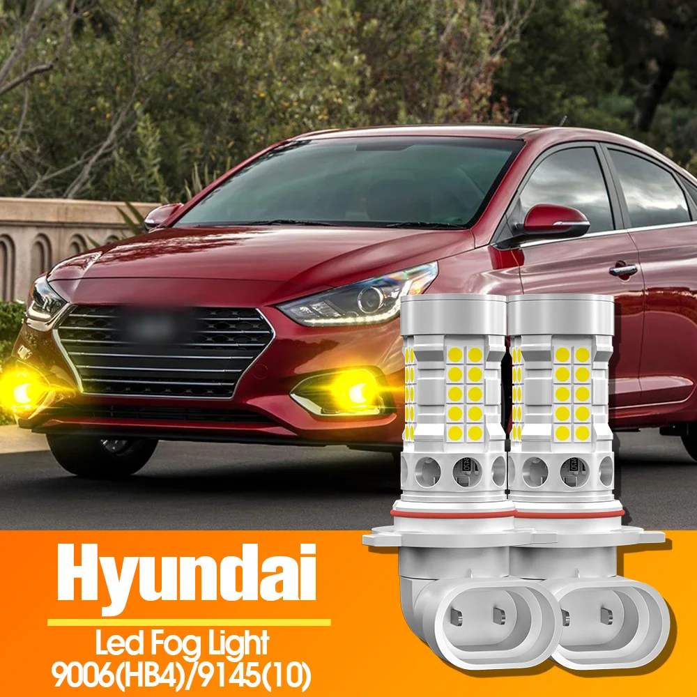 

Лампа головного света Canbus 9006 HB4 для Hyundai Accent Solaris 2017 2018 2019 2020 i10 i30 Sonata 2021-2002, 2 шт.