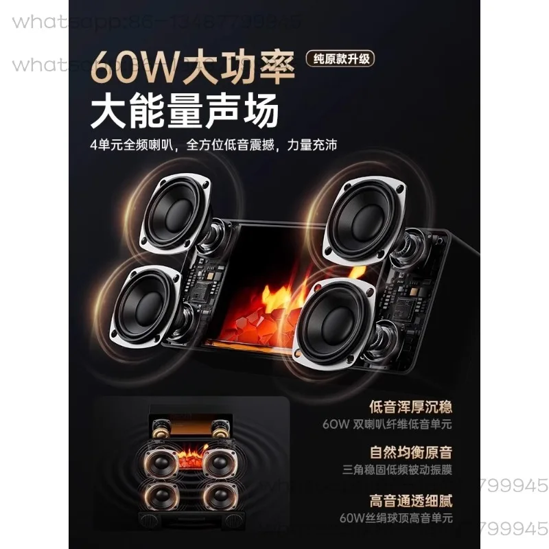 بلوتوث الصوت المحيطة ضوء صغير 2025 مكبر صوت جديد كبير الحجم مضخم صوت السيارة المحمولة #2