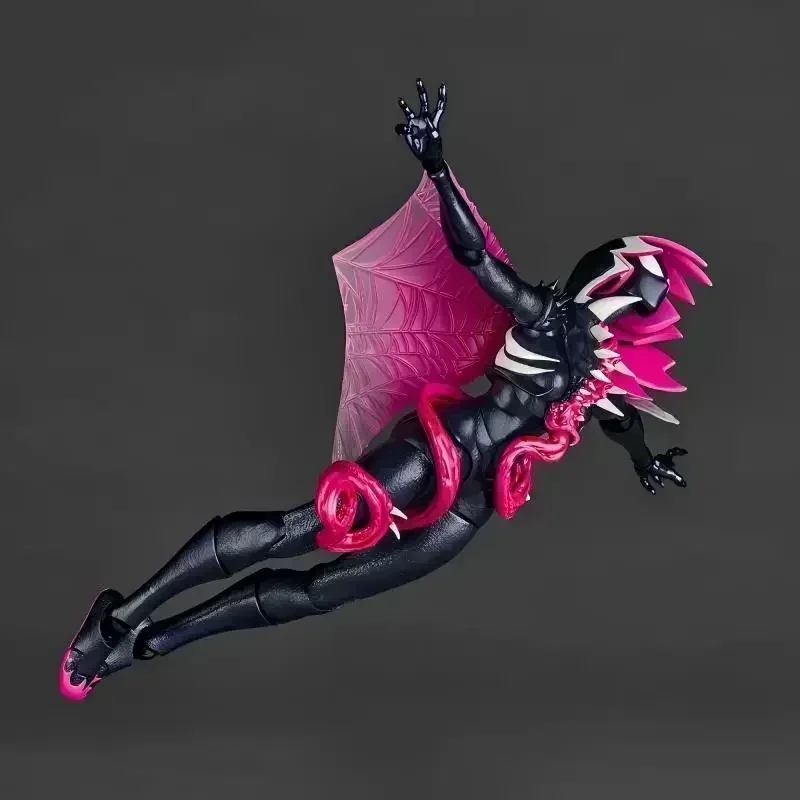 Disponibile: Action Figure di Venom Gwen, Statuetta Anime Kaiyodo Amazing Yamaguchi Revoltech, Modello Ko, Collezione Gk, Regalo per Bambini