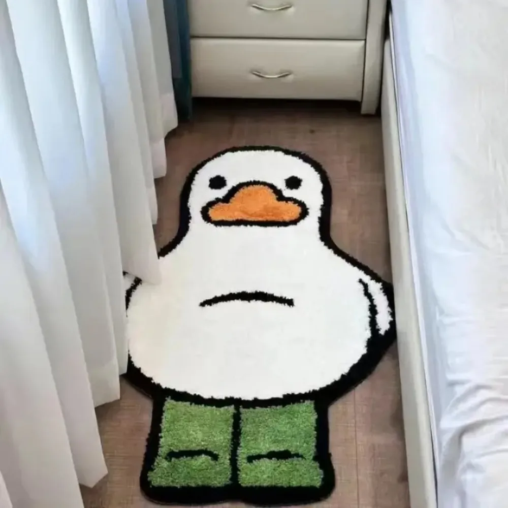 VIKAMA Cartoon Duck Carpet Home Decoration, Bedrooms And Entrance Doors, Provides Warmth In Winter, Water-Absorbing Floor Mat view 2