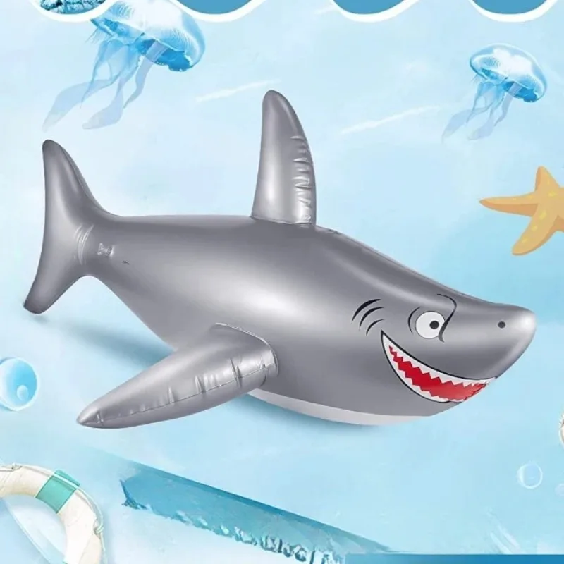 

New Inflatable Toys Shark Swimming Ring Simulation Animal Children's Toy Mount Thickened Water Surfing Artifact Inflatable Toy