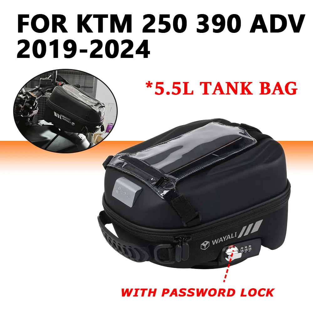 For KTM 250 Adventure 390 ADV 250ADV 390ADV 2019 - 2024 Motorcycle Accessories Tank Bag Luggage Backpack Navigation Tanklock Bag