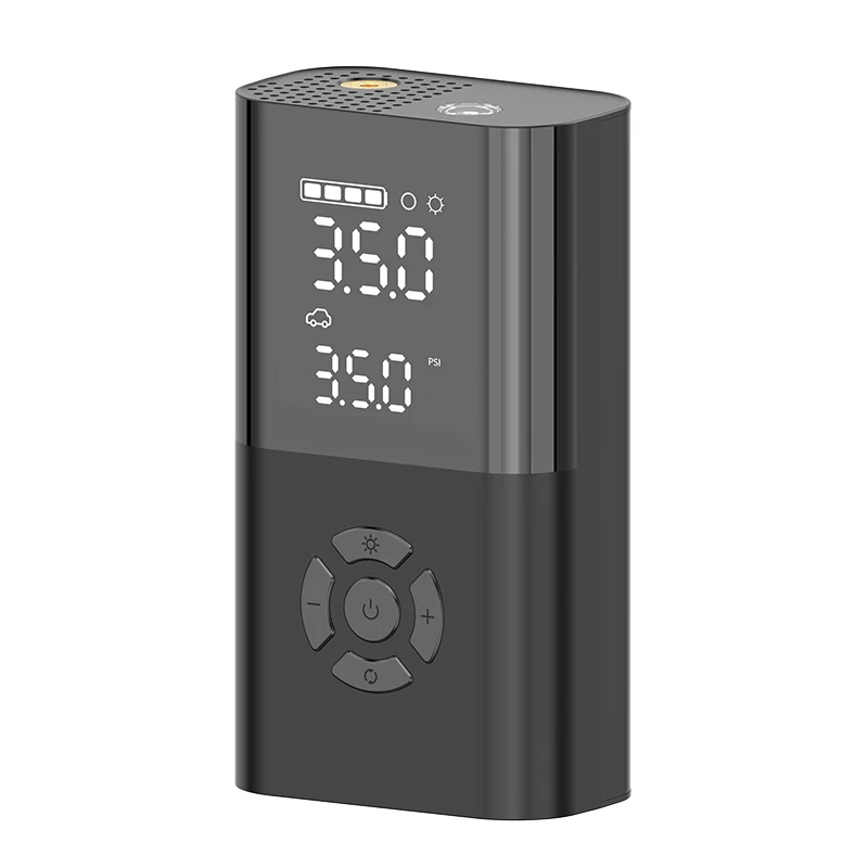 

Аварийный автомобильный стартер 2 в 1 с беспроводным аккумулятором, электрическим воздушным насосом, 150PSI, 6000 мАч, умный насос для накачивания шин