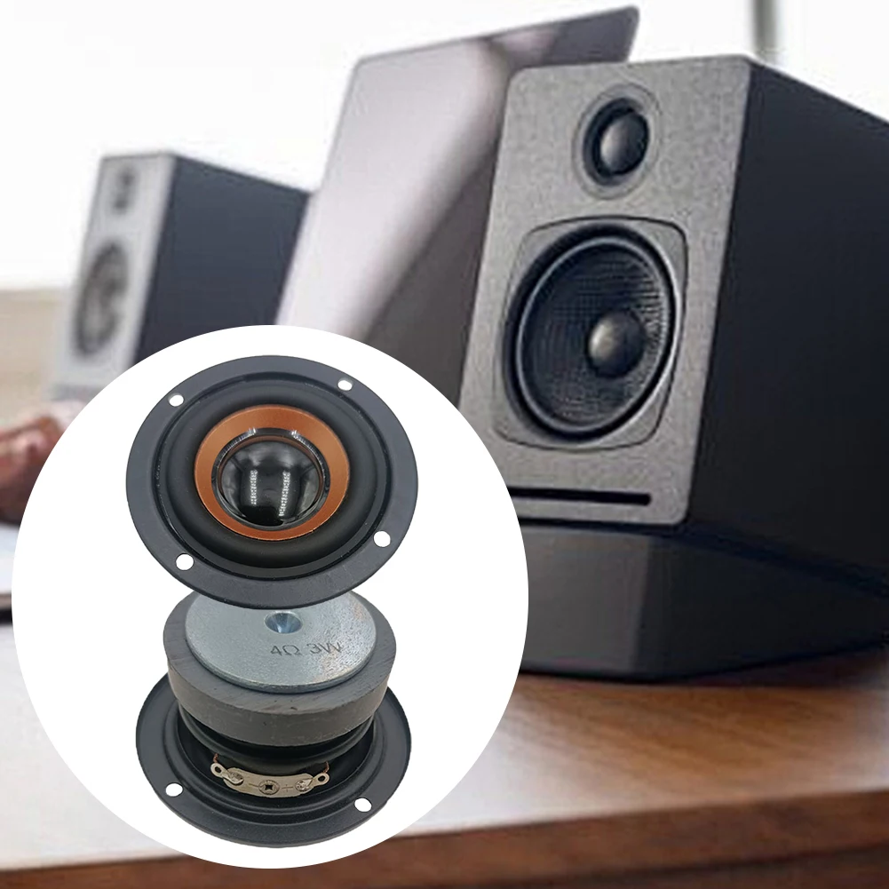 

2 Inch 3W Speaker Full Frequency Bass Loudspeaker 4Ohm Circular Small Audio Speaker 64MM Upgrades Horn