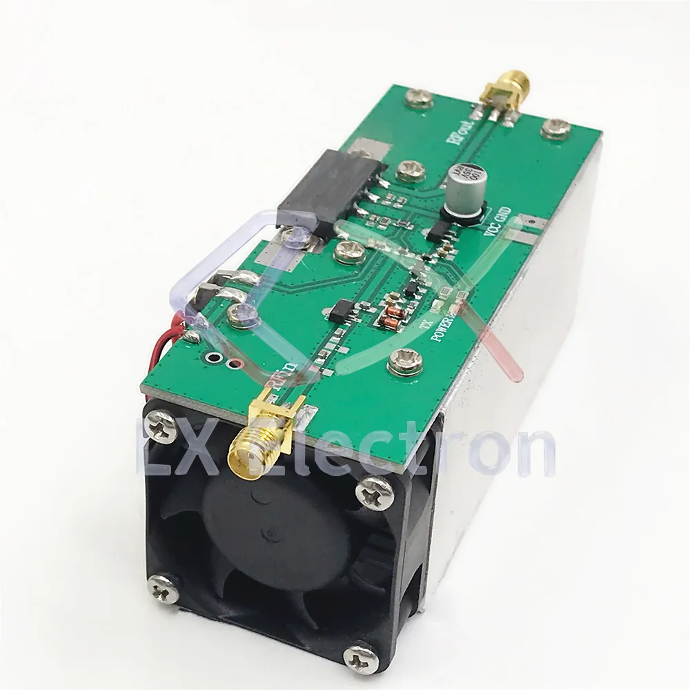 High quality 433MHZ 350-480MHZ 13W UHF RF Radio Power Amplifier AMP DMR with heatsink 1pcs/lot