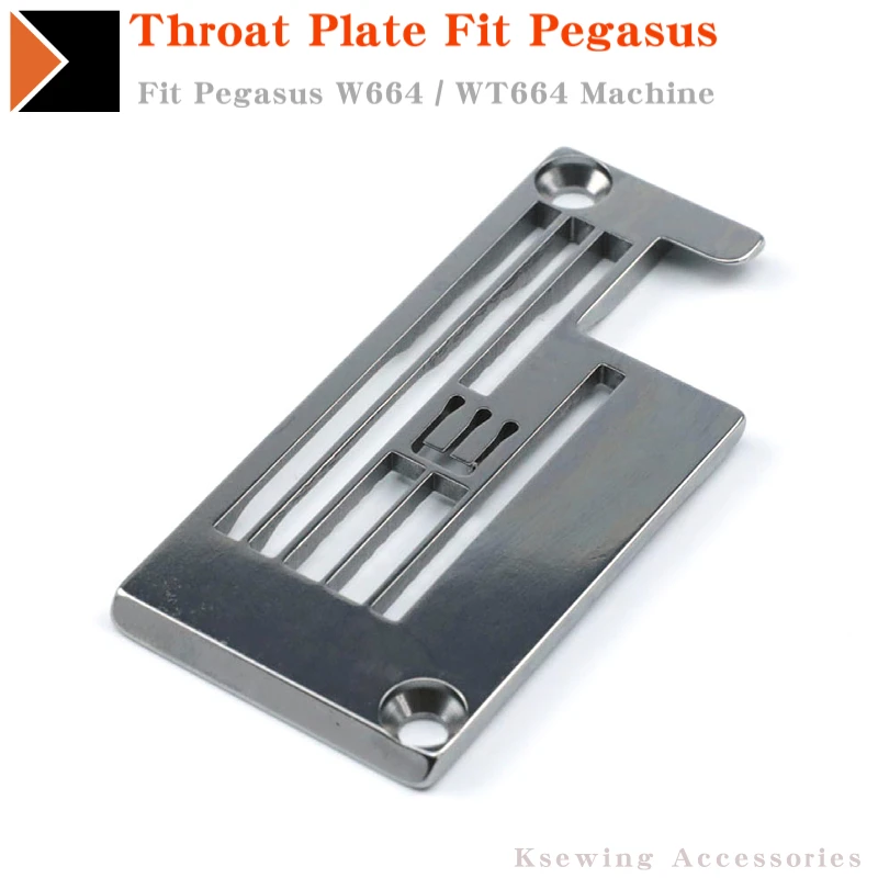 

257102B56 / 257102B64 Needle Plate Fit Pegasus W664 / WT664 Industrial Interlock (Flatlock) Sewing Machine Part Throat Plate