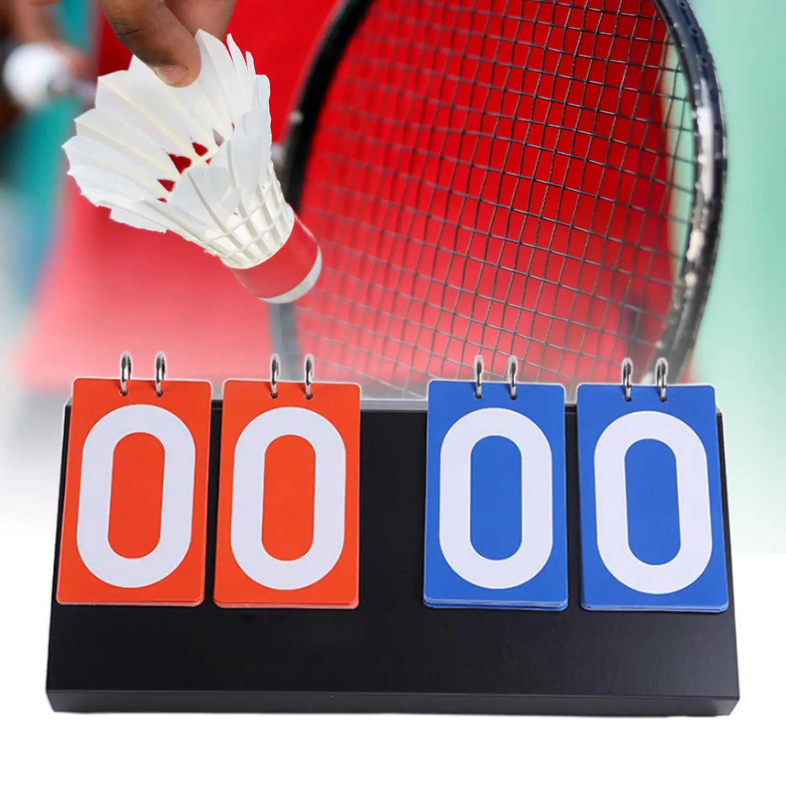 4 Digital Portable Table Top Scoreboard Collapsible for Ping Pong Soccer