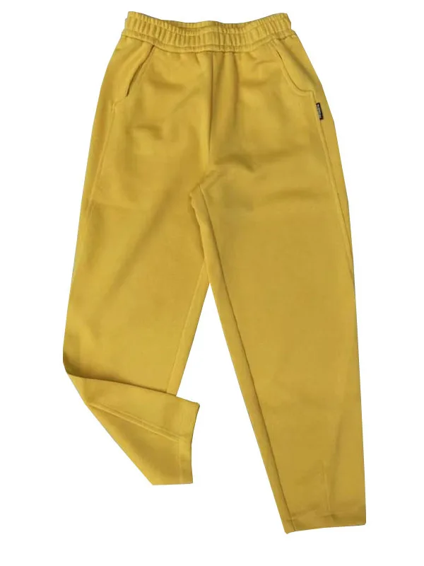 Cintura alta solta ajuste harlan calças femininas plus size casual perna reta nove peças calças de inverno sli calças quentes das senhoras