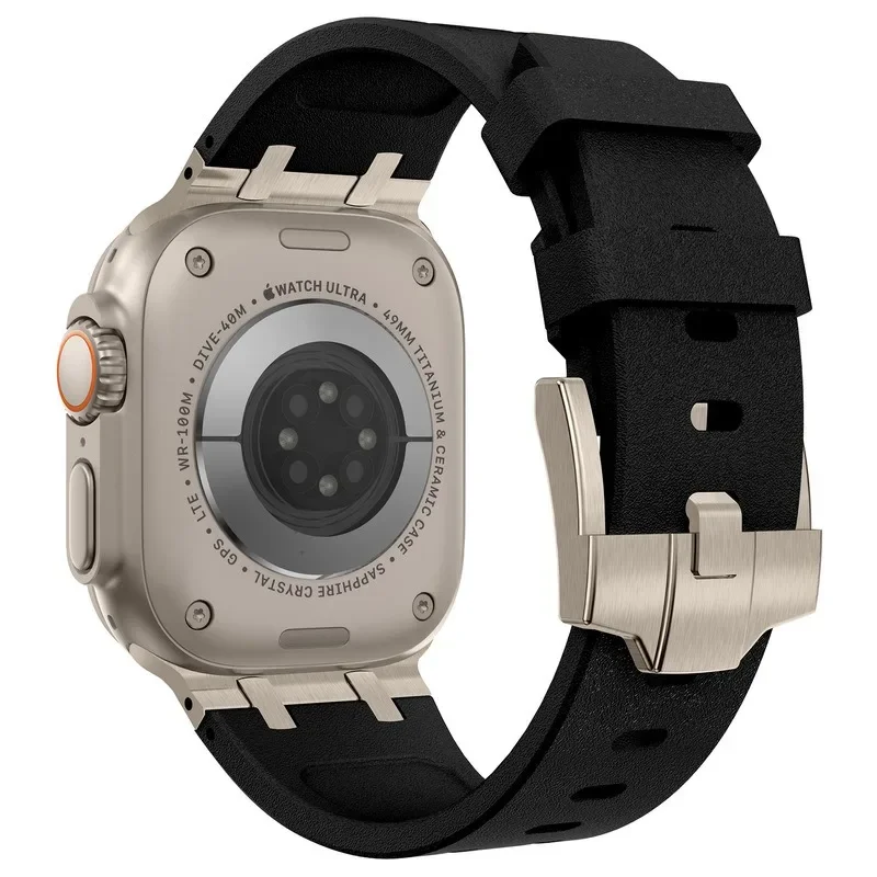 Stone Pattern Liquid Silicone Strap For Apple Watch Band Ultra 2 49mm Bracelet iWatch 10 9 8 7 6 5 4 SE 45mm 44mm 46mm Correa