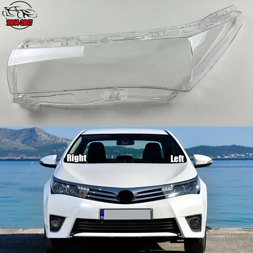 

Для Toyota Corolla (обратная версия) 2014-2017 корпус фары прозрачная крышка фары абажур линза из плексигласа