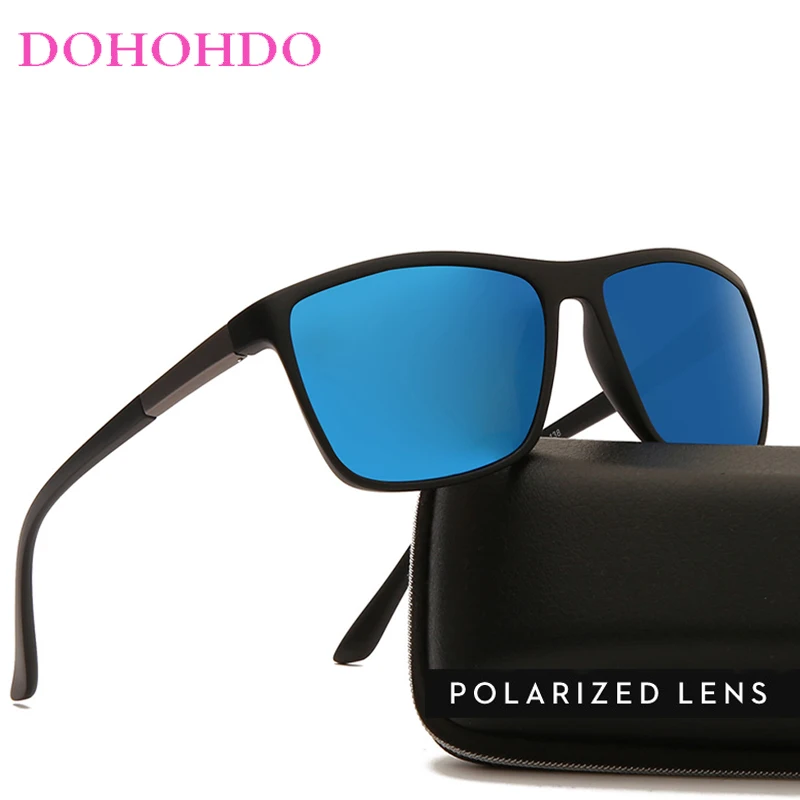 

Retro Classic Square Driving Anti-Glare Polarized Sunglasses Men Women Outdoor Brand Designer Sports Cycling Goggles Male UV400