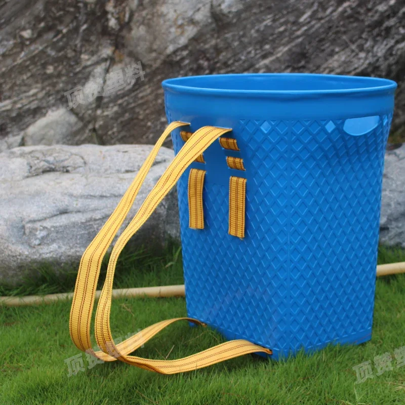 

Пластиковая корзина с имитацией бамбука, толстая корзина для сбора фруктов, сельский ветер, большая вместимость, фермерские корзины для хранения овощей