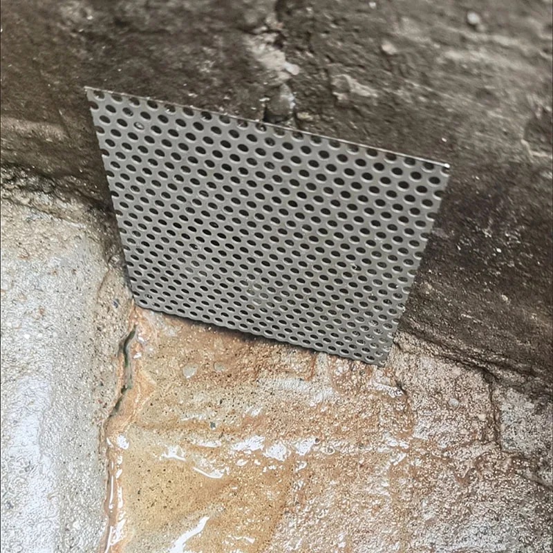 Square Stainless Steel Floor Drain Mesh Kitchen Bathroom Hair Collector Filter Macropore Outdoor Filter Screen Hardware Parts