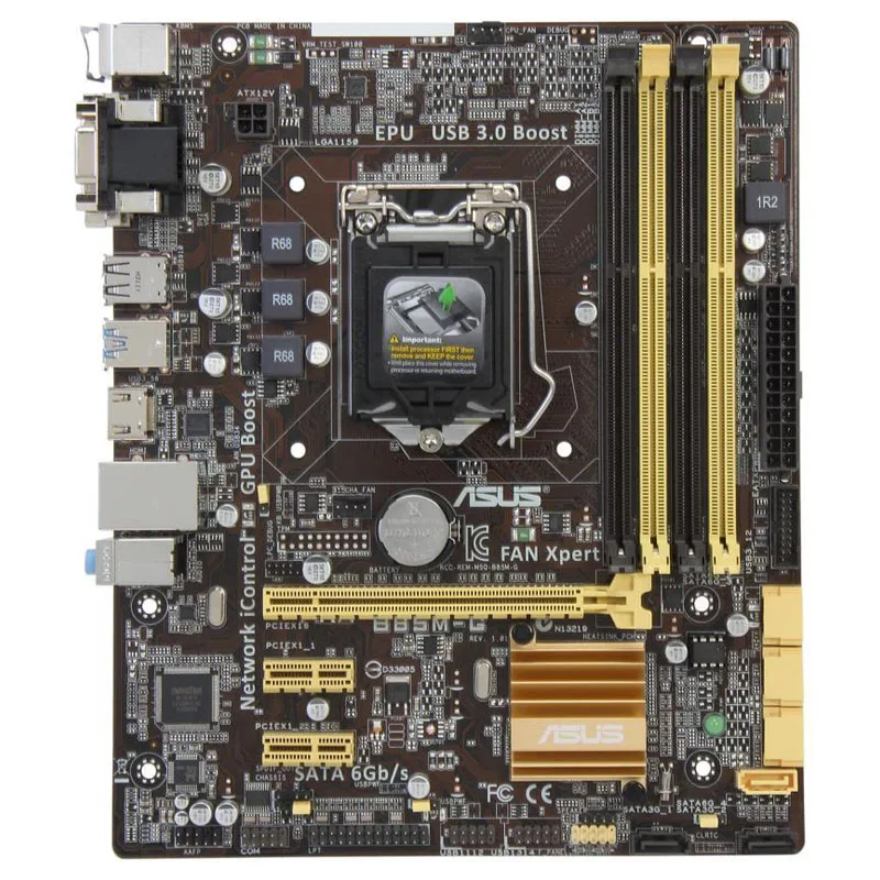 

Used Asus B85M-G Original Motherboard B85 Socket LGA 1150 i3 i5 i7 E3 DDR3 HDMI DVI Micro-ATX On Sale