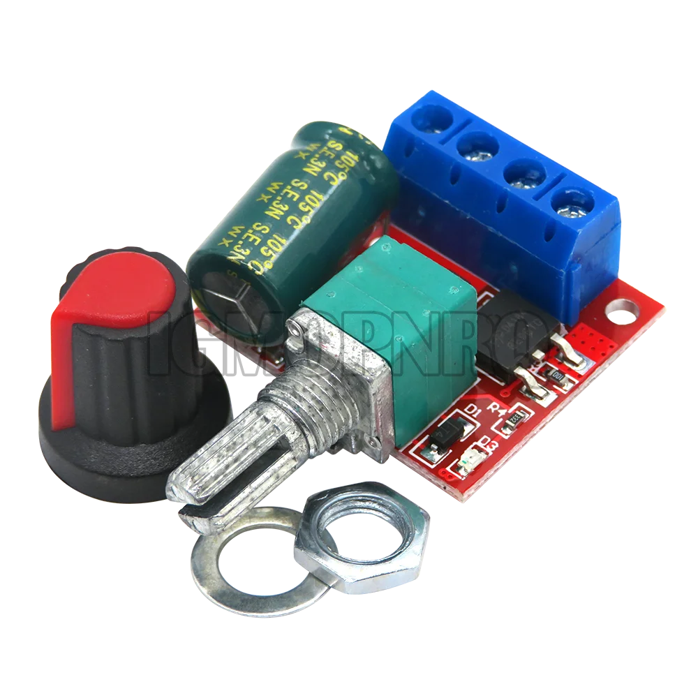 5A 90W PWM 4.5V-35V DC Motor Speed Controller Module DC-DC 12V Adjustable Speed Regulator Control Governor Switch 24V