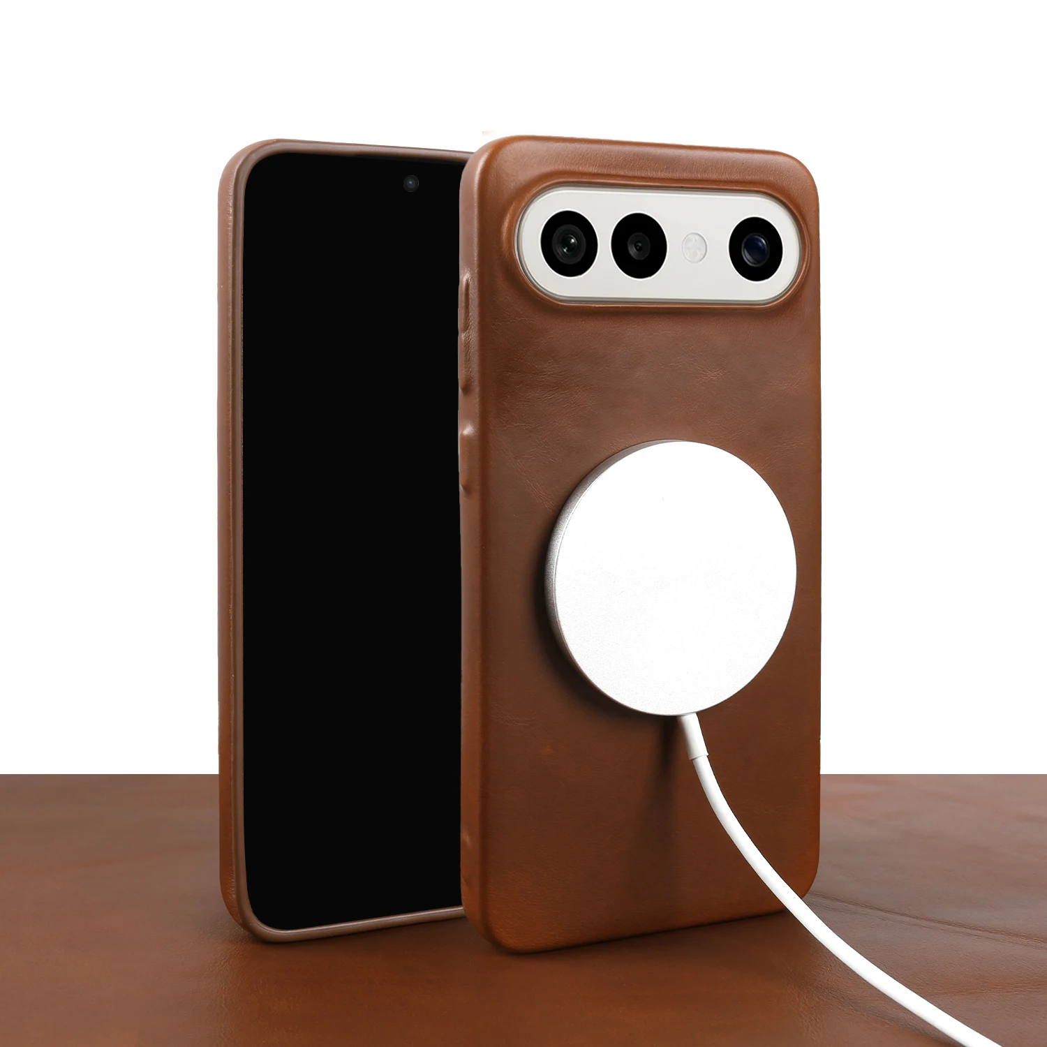 For Magsafe Genuine Leather Case For Vivo X300 FE Pro Ultra 