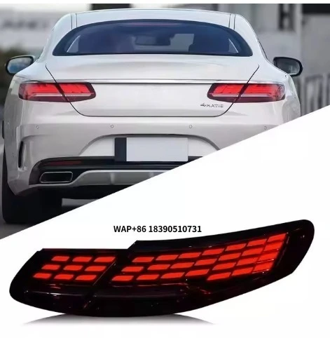 Modified for Benz S-Class C217 S450 S300 S350 S63 Coupe Taillight Brake Lights 2014-2017
