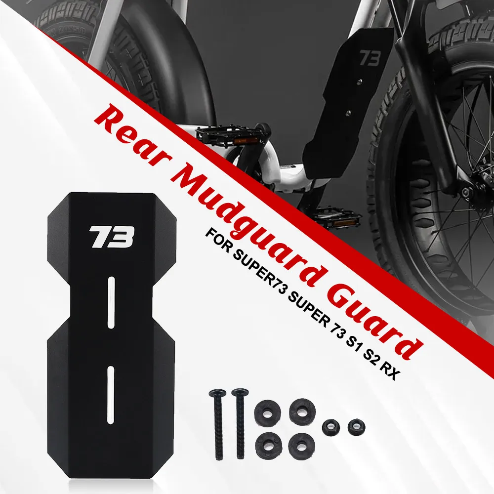 Middle Fender Cover Back Mudguard Splash Fender Cover For Super73 Super 73 S1 S2 RX Motorcycle Accessories Shock Absorber Shield