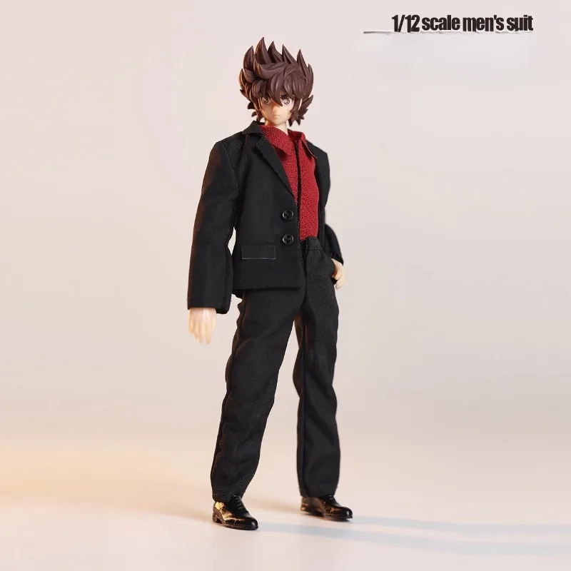 ACG-47 1/12 مقياس الاتجاه الملابس النمط الغربي الذكور دعوى قميص فستان أطفال مع سروال داخلي نموذج صالح 6 ''الجندي عمل الشكل الجسم الدمى