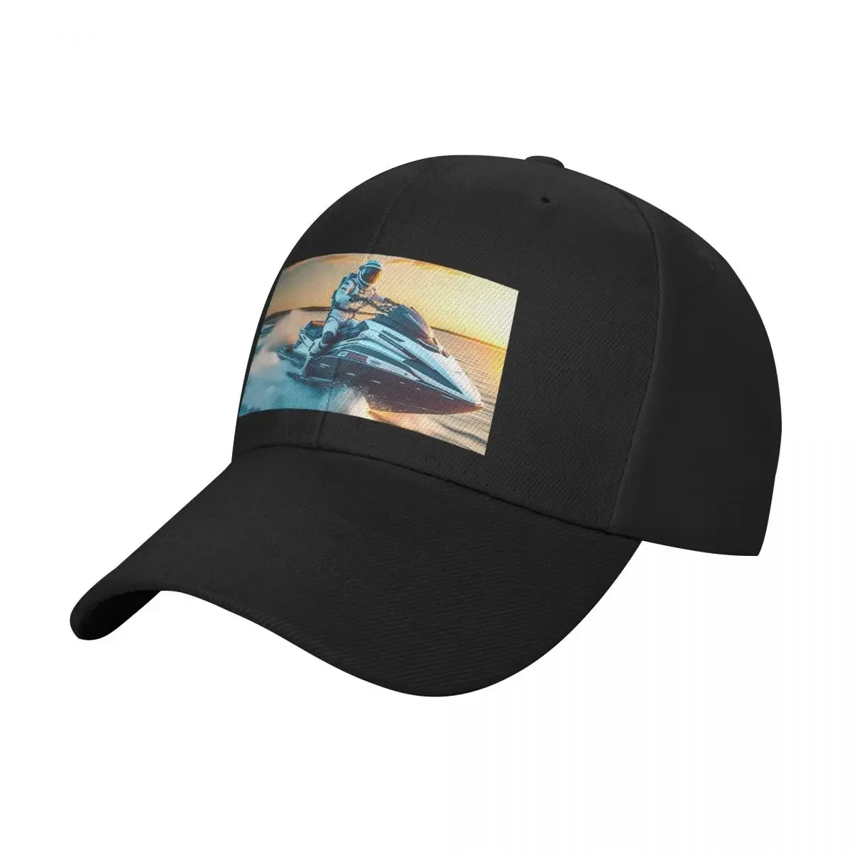 Astronaut in the jetski Baseball Cap tactical cap beach hat golf hat genuine Golf Woman Hats Men's