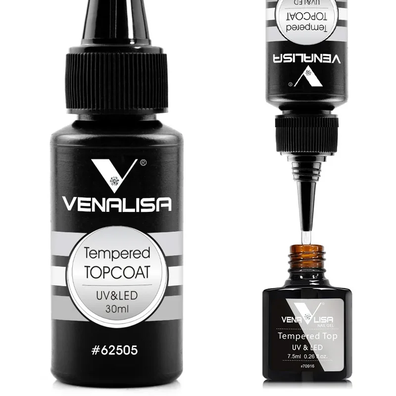 30 ml/225 ml Venalisa Großes Volumen Nachfüllung Langlebiges gehärtetes Decklack Selbstnivellierendes Gel Verstärktes Tarn-Nagelverlängerungsgel – Detail 24