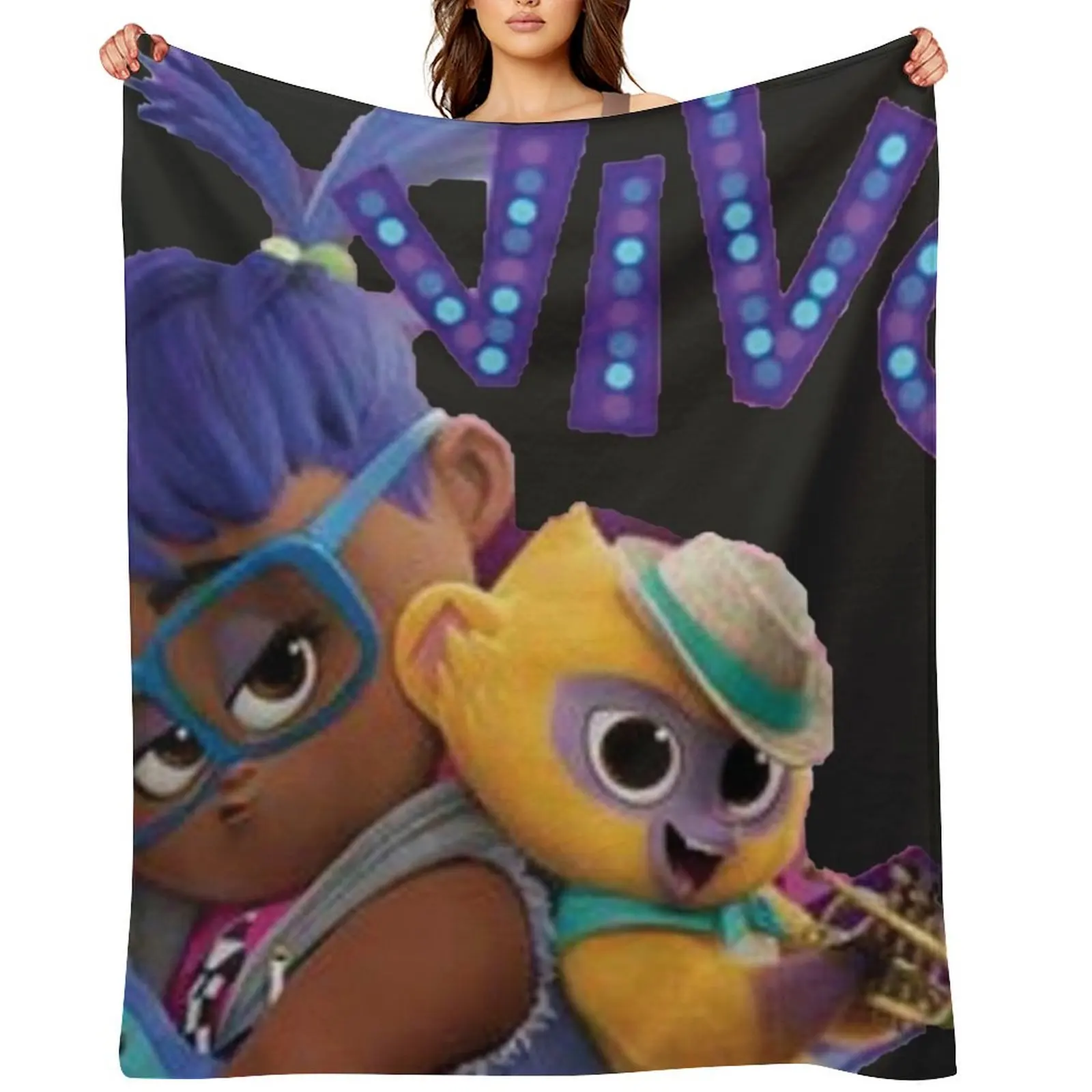 

Vivo - Vivo and Gabi Throw Blanket Extra Large Throw Furrys christmas decoration Sofas Blankets