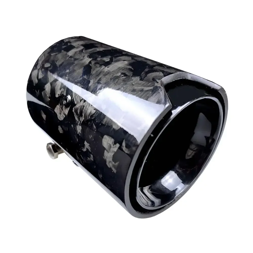 Car Exhaust Pipe M LOGO black  stainless steel  Forged Carbon Fiber Exhaust Tips for M Performance Exhaust Pipe