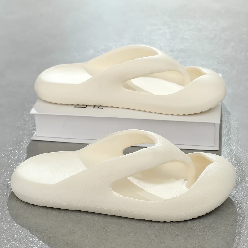 Summer Men's Slippers Soft Flip Flops Indoor Outdoor Comfortable Slides Casual Shoes Men Beach Sandals Male Women House Slippers view 3
