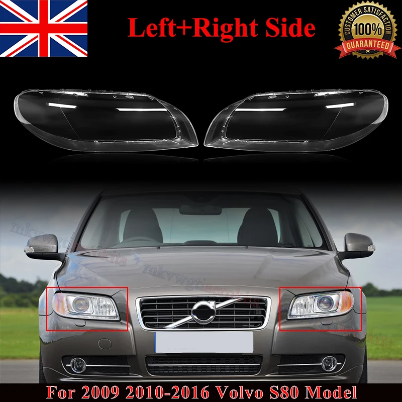 

Абажур фары подходит для Volvo S80 S80L 2007 2008 2009 2010-2016 прозрачная крышка объектива передней фары замена линзы