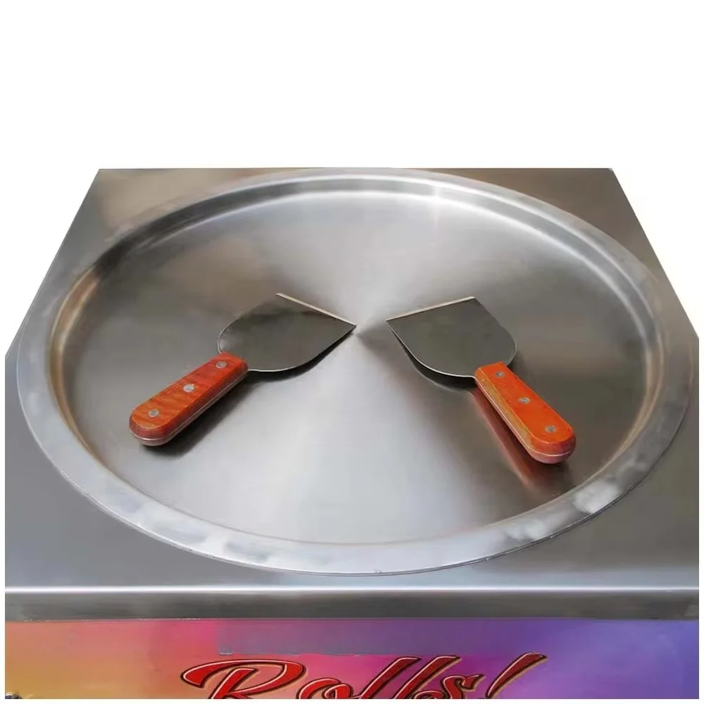 Friteuse à crème glacée commerciale 800 watts en acier inoxydable