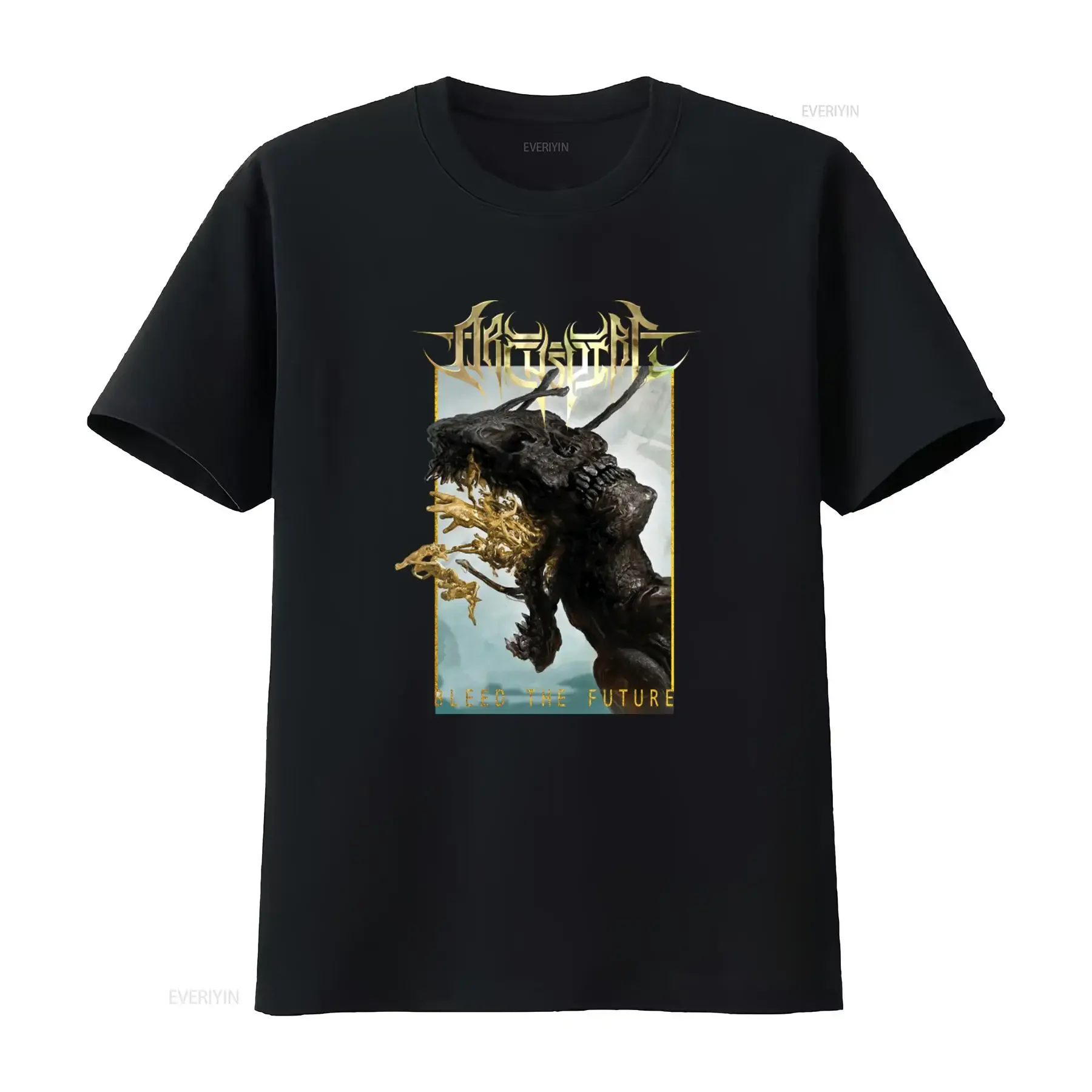 ARCHSPIRE 'Bleed The Future' T Shirt Bold Artwork Premium Quality Perfect for Metal Fans vintage Washed designer clothes Unisex