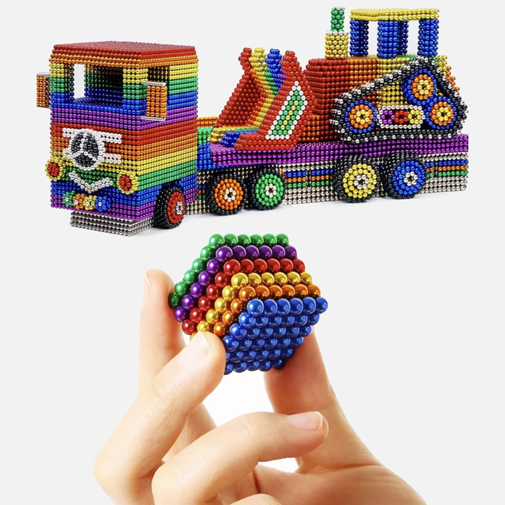 

Colorful Strong Magnetic Ball 3/5mm Fridge Magnets Whiteboard Push Pins for DIY Decor Office Home Kids Educational Stress Relief