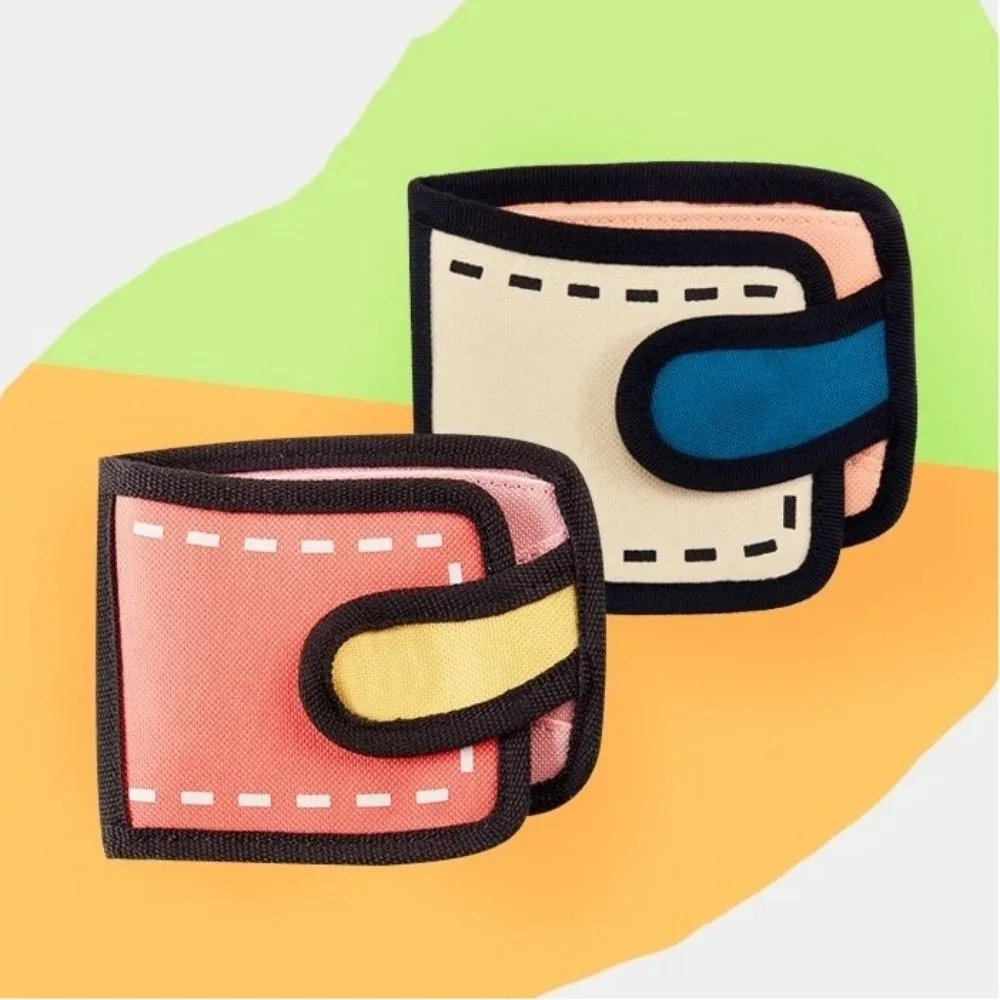 Portable Ultra-Thin Canvas Wallet Multi-Card Slot Cartoon Storage Bag Women's Wallet Women