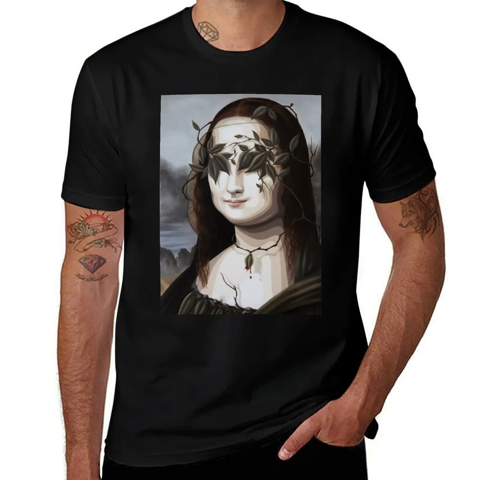 Mona leaf T-Shirt Work Outdoor for Men T-Shirt