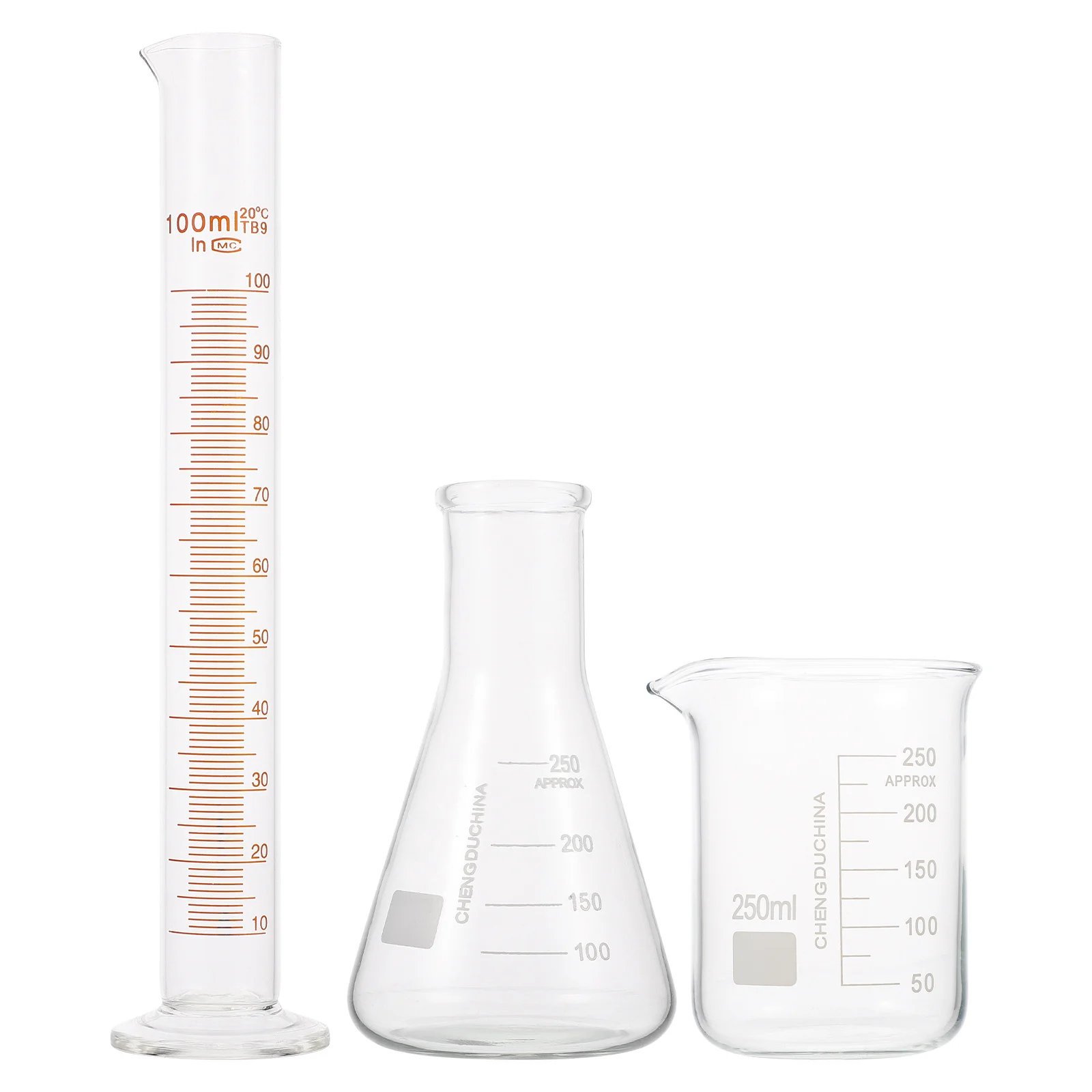 

Scientific Teaching Tool Graduated Cylinder Lab Test Tube Flask Measuring Cylinders