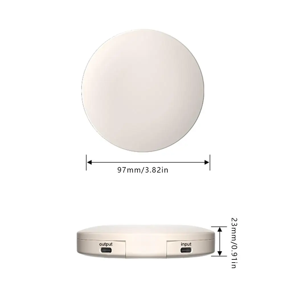 กล้องกันแสง UV อัจฉริยะขนาด2.8นิ้วกระจกแต่งหน้าพร้อมไฟ LED แบบชาร์จไฟได้การตรวจจับครีมกันแดดกำจัดเครื่องสำอาง