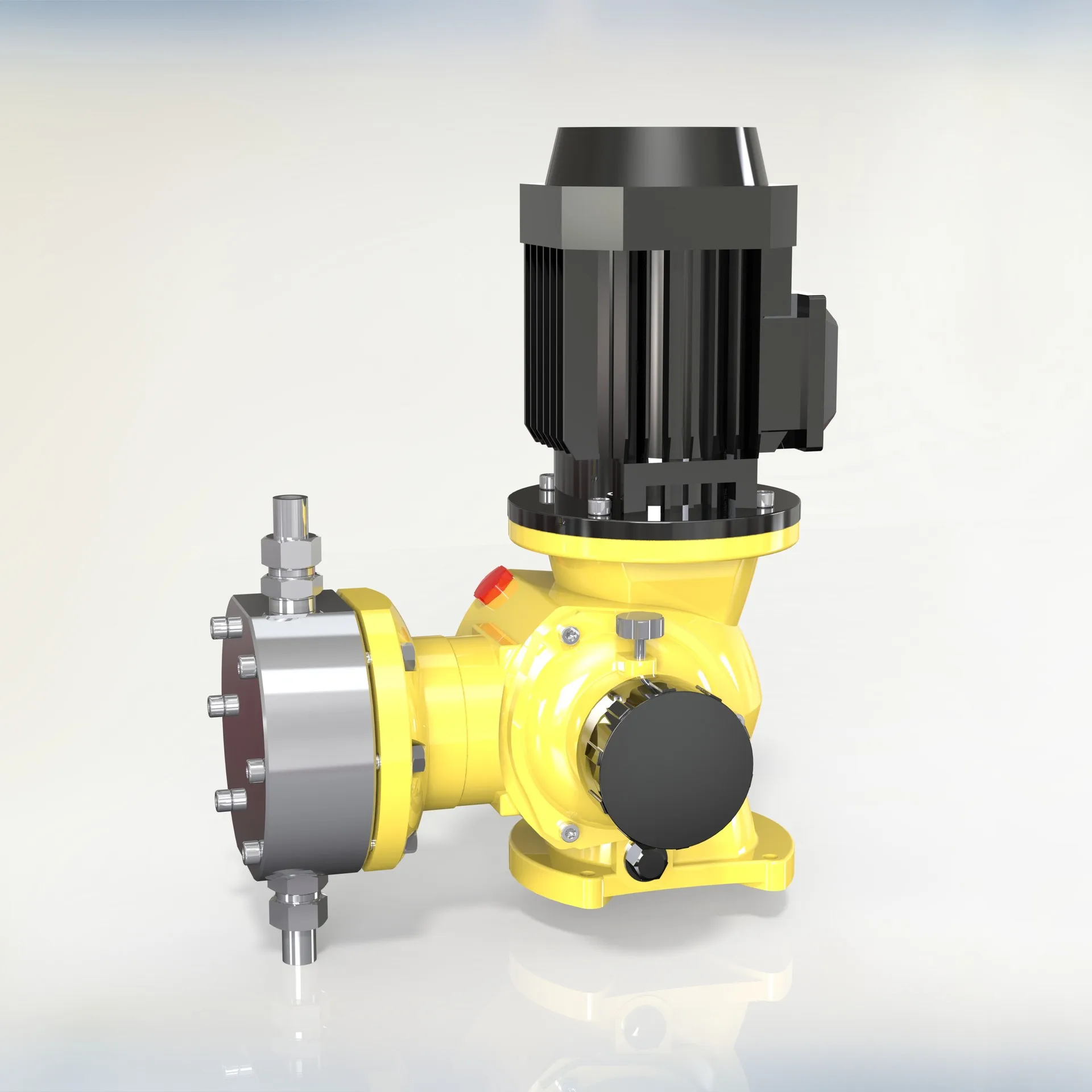 

Precision high pressure metering pump