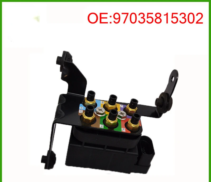 Suspension Air Supply Solenoid Block For Porsche Paramela 97035815302 Wheel Level Adjustment