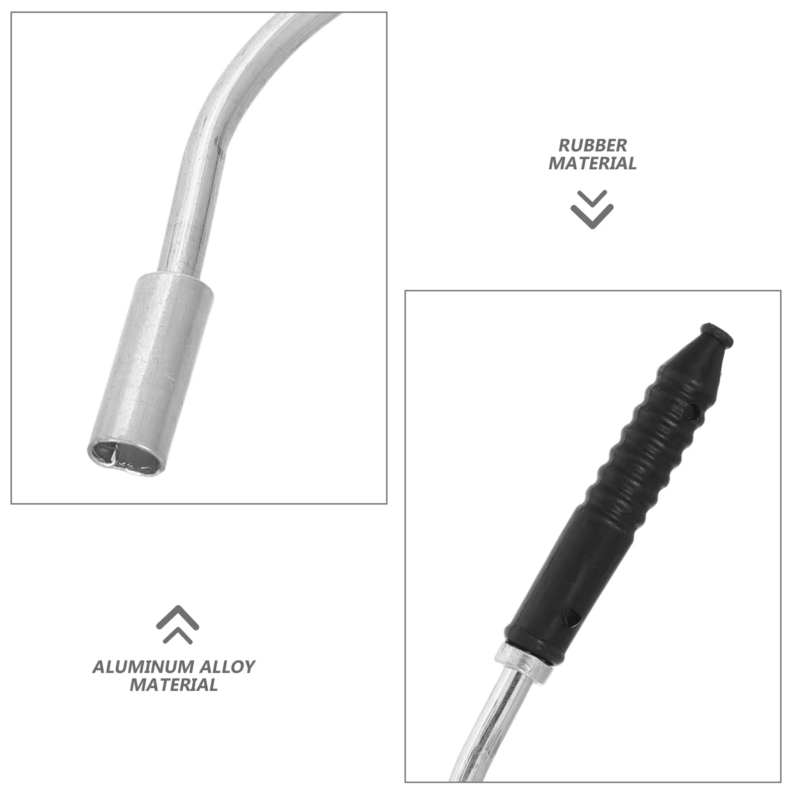 ชุดป้องกันสายเบรกจักรยานแบบยาง 2 ชุด สำหรับจักรยานเสือภูเขา จักรยานซิตี้ไบค์ และจักรยานเสือหมอบ