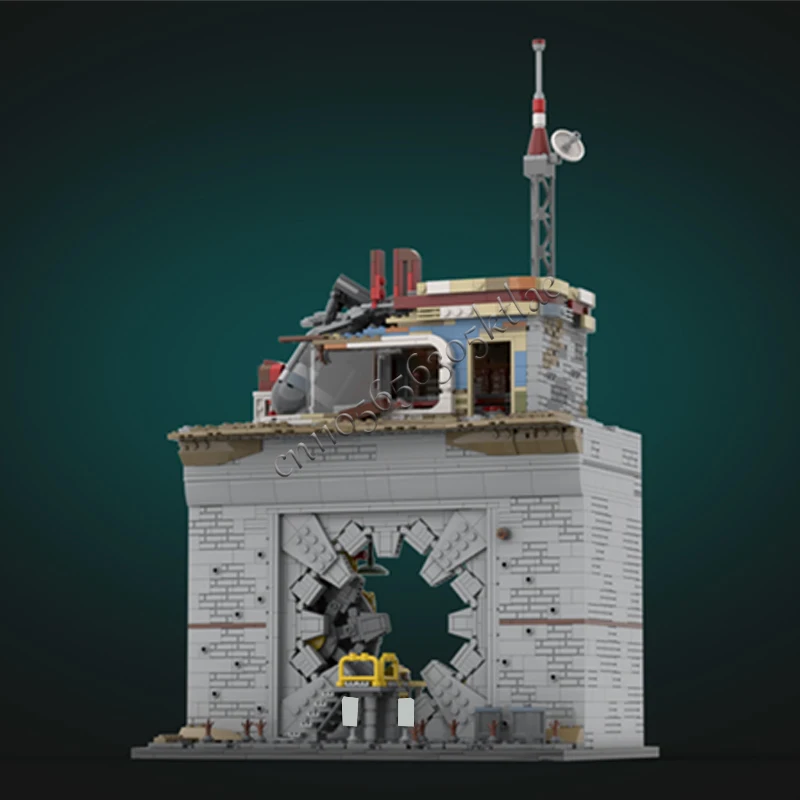 2837 PCS City Street Scene Shelter gate MOC Personalizza Modello di blocco modulare Semplice mattone Bambini Regalo giocattolo di Natale fai da te