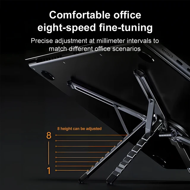 Aluminum Alloy Magnetic Phone Holder Handheld Selfie Stick Foldable Tripod Portable Desk Stand For iPhone Tablet Laptop Stand 4