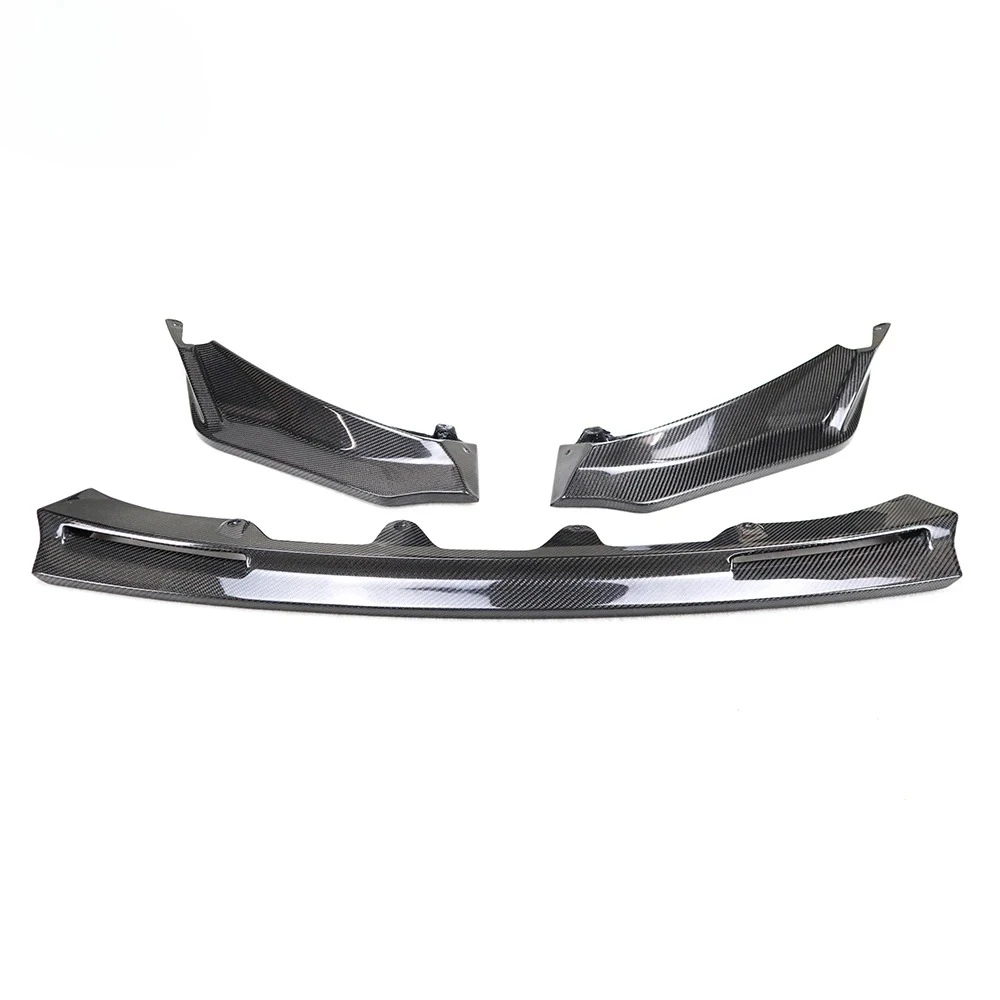 for  G80 G82 G83 M3 M4 Competition 2021+ 3 Pcs V Style Carbon Front Lip